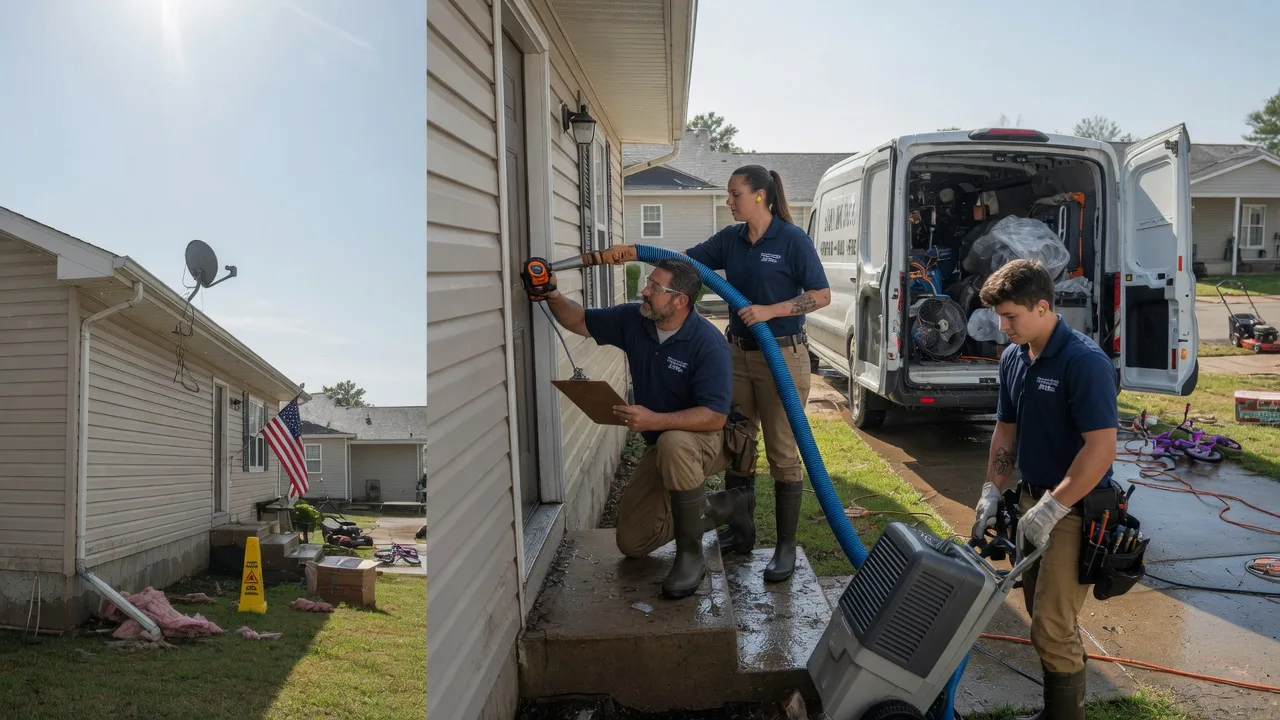 Ceiling Water Damage Restoration in Ixonia, WI near me